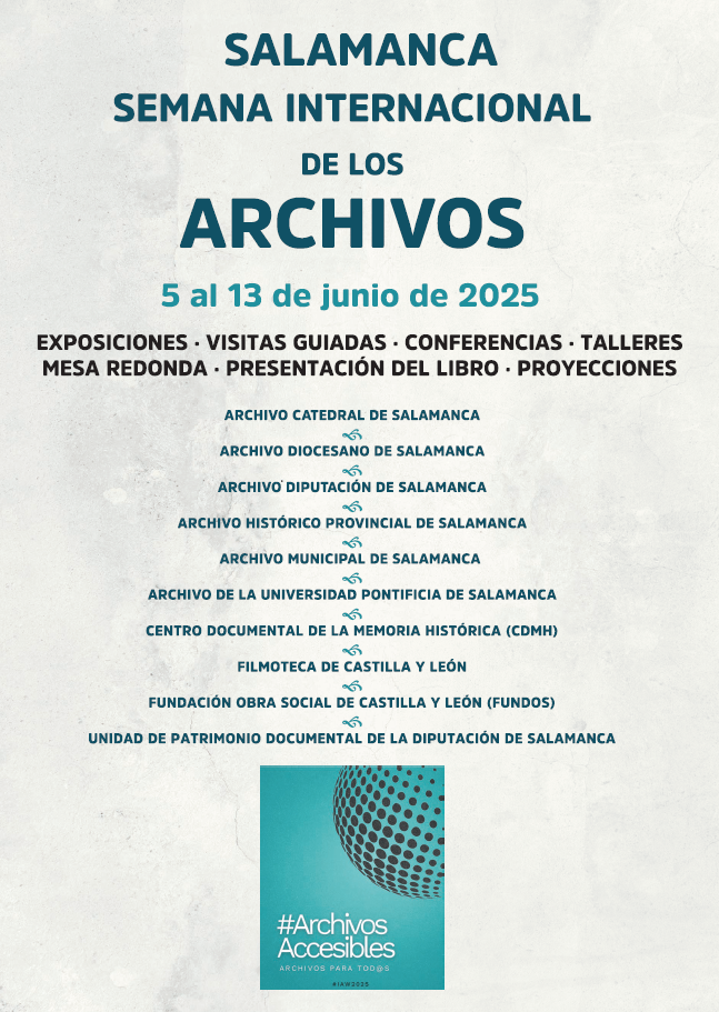Actividades programadas con motivo de la Semana Internacional de los Archivos 2025