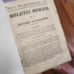 Boletin Provincia, creado por Real Orden de 20 de abril de 1833.