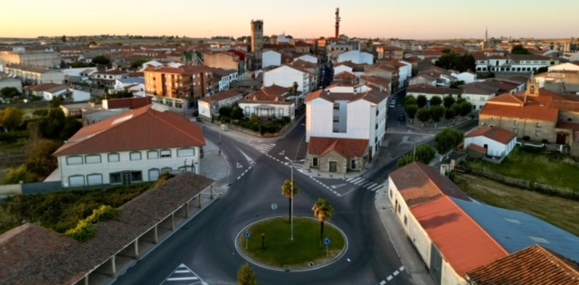 Imagen aérea del municipio de Vitigudino