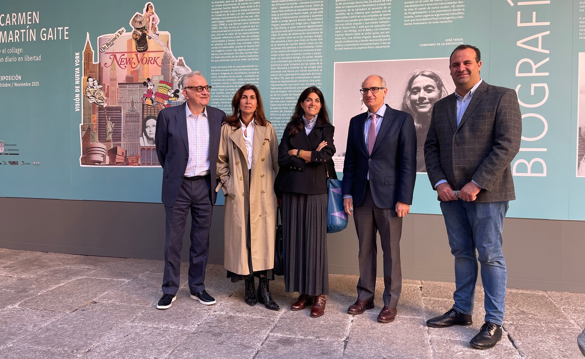 El Patio de La Salina acoge  la exposición de collages de Carmen Martín Gaite